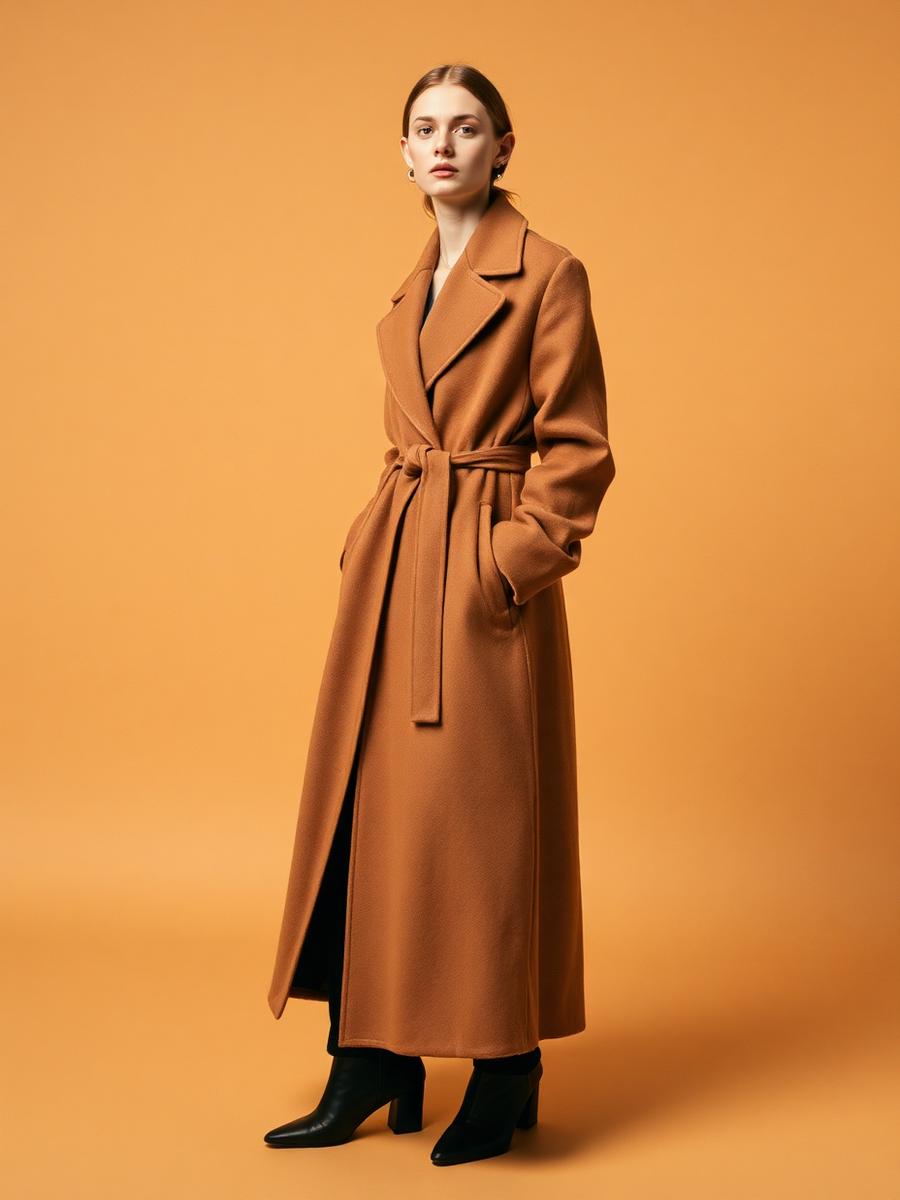 Cashmere Wrap Coat