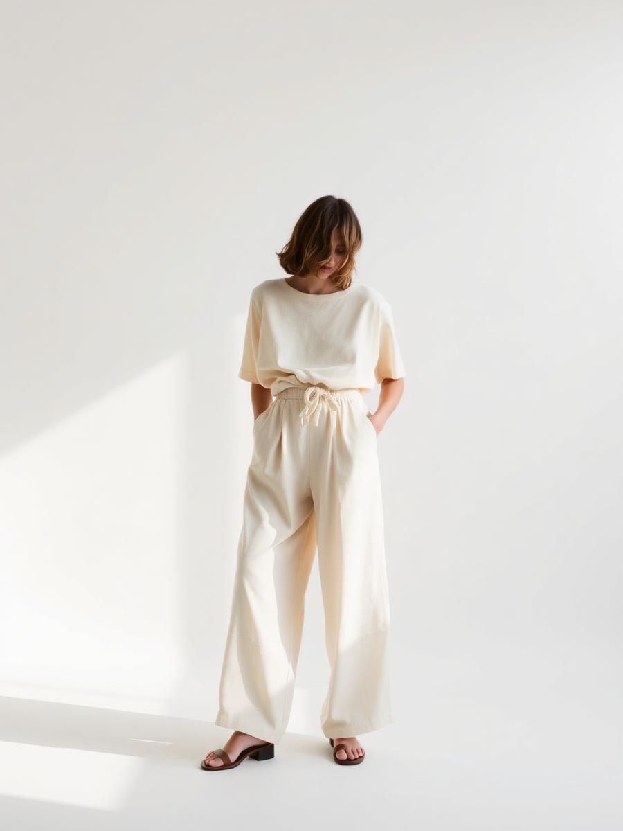 Linen Canvas Trousers